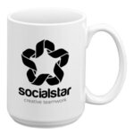 Seattle Tall - 15 oz White Ceramic Mug