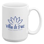 Seattle Tall - 15 oz White Ceramic Mug