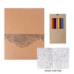 Secret Garden Adult Coloring Book With Colored Pencils