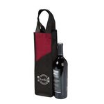 Sedona Non-Woven Wine Tote - Burgundy