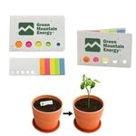 Seed Sticky Notes - White