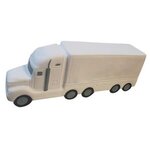 Semi Truck Stress Ball - White