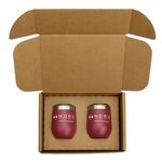 Senso Classic Wine Tumbler 2-Piece Gift Set - Burgundy