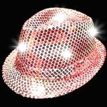 Sequin LED Light Up Fedora-Imprintable Bands Available -  