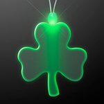 Shamrock LED Necklace Light Up Acrylic -  