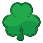 Shamrock Shaped Full Color Coaster - Full Color