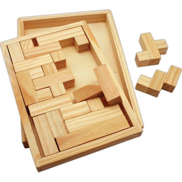 Main Product Image for Wood Shapes Challenge Puzzle