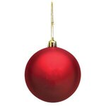 Shatter Resistant Ornament - Red