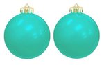 Shatterproof Fundraiser Ornament Round - USA MADE - Aqua