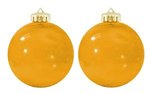 Shatterproof Fundraiser Ornament Round - USA MADE - Translucent Gold