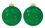 Shatterproof Fundraiser Ornament Round - USA MADE - Translucent Green