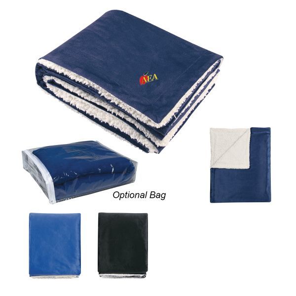 Main Product Image for Custom Printed Sherpa Blanket