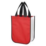 Shiny Non-Woven Shopper Tote Bag -  
