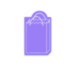 Shopping Bag Jar Opener - Purple 268u