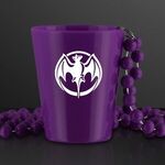 Shot Glass Bead Necklace (NON-Light Up) - Purple