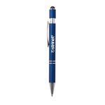 Siena Executive Aluminum Spin Top Stylus Pen - Metallic Blue