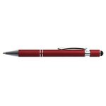Siena Executive Aluminum Spin Top Stylus Pen - Metallic Red