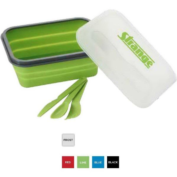 Main Product Image for Imprinted Silicone Collapse-It  (TM) Lunch Container