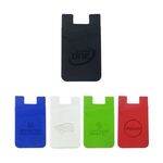 Buy Silicone Dual Pocket Phone Wallet - Laser Imprint