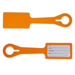 Silicone Luggage Tag - Orange