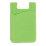 Silicone Phone Wallet - Lime