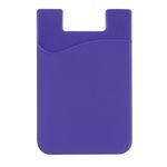 Silicone Phone Wallet - Purple