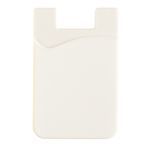 Silicone Phone Wallet - White