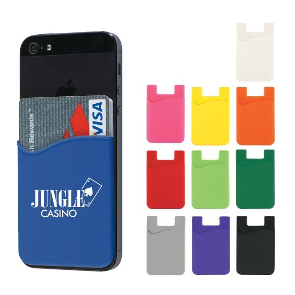 Main Product Image for Custom Printed Silicone Phone Wallet