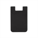 Silicone Smart Phone Wallet - Black