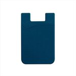 Silicone Smart Phone Wallet - Navy Blue
