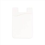 Silicone Smart Phone Wallet - White