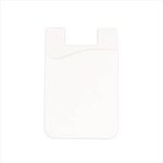 Silicone Smart Phone Wallet - White
