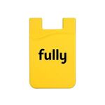 Silicone Smart Phone Wallet - Yellow