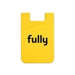 Silicone Smart Phone Wallet - Yellow