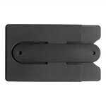 Silicone Stand & Wallet - Black