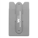 Silicone Stand & Wallet - Gray