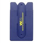 Silicone Stand & Wallet - Navy Blue