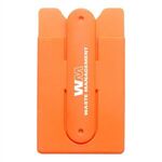 Silicone Stand & Wallet - Orange