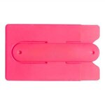 Silicone Stand & Wallet - Pink