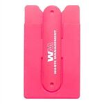 Silicone Stand & Wallet - Pink