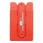 Silicone Stand & Wallet - Red