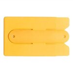 Silicone Stand & Wallet - Yellow