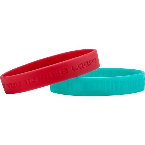 Main Product Image for Custom Silicone Wristband Debossed