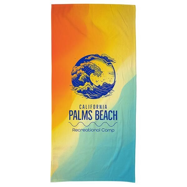 Main Product Image for Silk Touch Beach Blanket/Towel 30- x 60- 360GSM Poly/Cotton