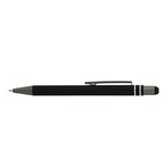 Silvana Soft-Touch Ballpoint Pen / Stylus - Black