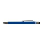 Silvana Soft-Touch Ballpoint Pen / Stylus - Blue