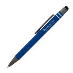 Silvana Soft-Touch Ballpoint Pen / Stylus - Blue