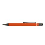 Silvana Soft-Touch Ballpoint Pen / Stylus - Orange