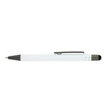 Silvana Soft-Touch Ballpoint Pen / Stylus - White