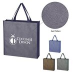 Silver Swirls Non-Woven Tote Bag -  